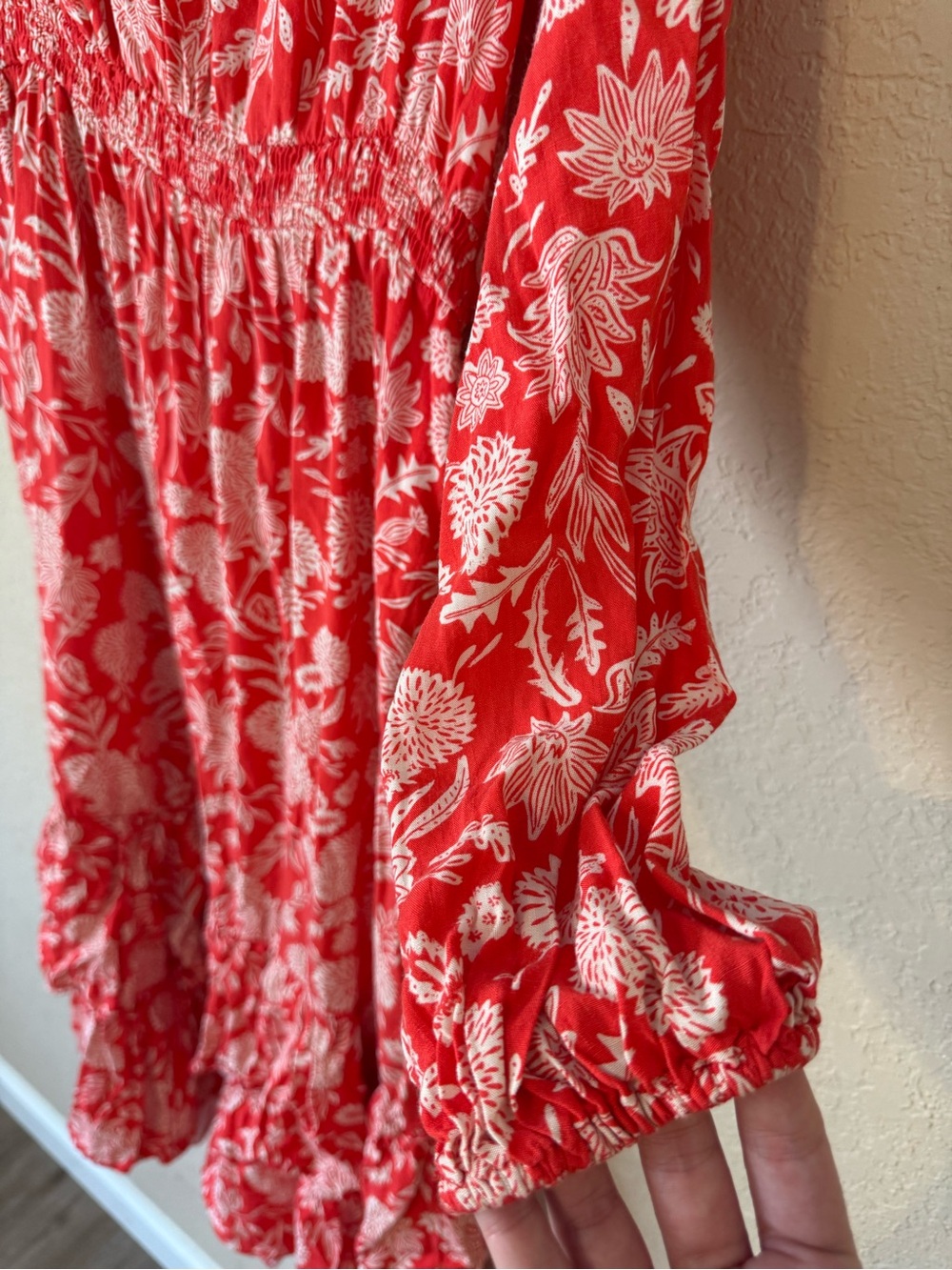 Universal Thread Floral Long Sleeve Tiered Maxi Dress - Picture 6 of 10